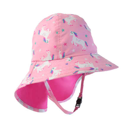 Baby/Toddler Cape Sunhat - Una Unicorn