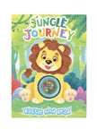 Jungle Journey - Children's Rattle and Read Interactive Sensory Board Book with Spinning Rattle