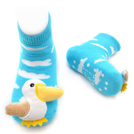 Baby Pelican Baby Rattle Socks