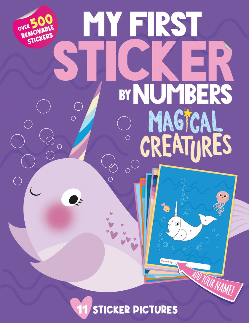 My First Sticker By Numbers: Magical Creatures Activity Book
