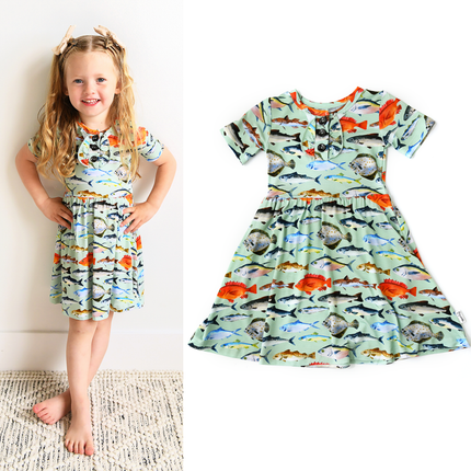 Tommy Fish Tutu Bamboo Dress