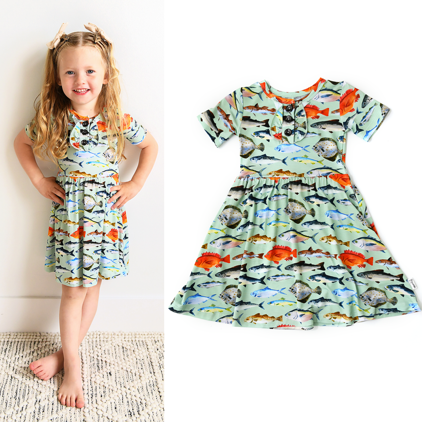 Tommy Fish Tutu Bamboo Dress