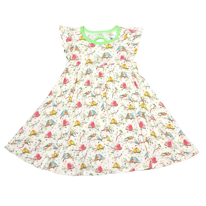 Love Birdees Bamboo Twirling Dress (2T-6Y)