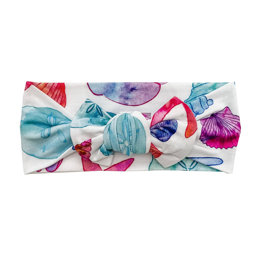 Seashell Bamboo Headband Bow