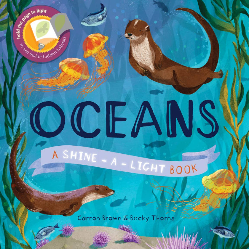 Shine-A-Light, Oceans Hardcover Book