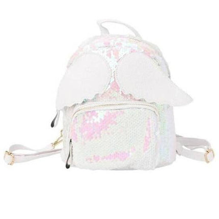 Angel Wing Sequin Mini Backpack