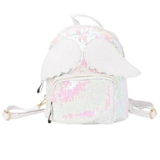 Angel Wing Sequin Mini Backpack