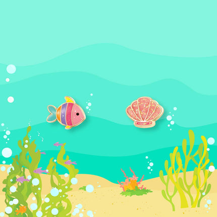 Under the Sea Cutie Children's Stud Earrings