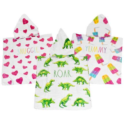 Rae Dunn Kids Poncho Towel with Beach Ball