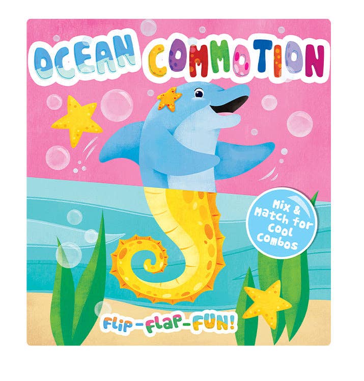 Ocean Commotion - Lift-a-Flap to Mix and Match Board Book