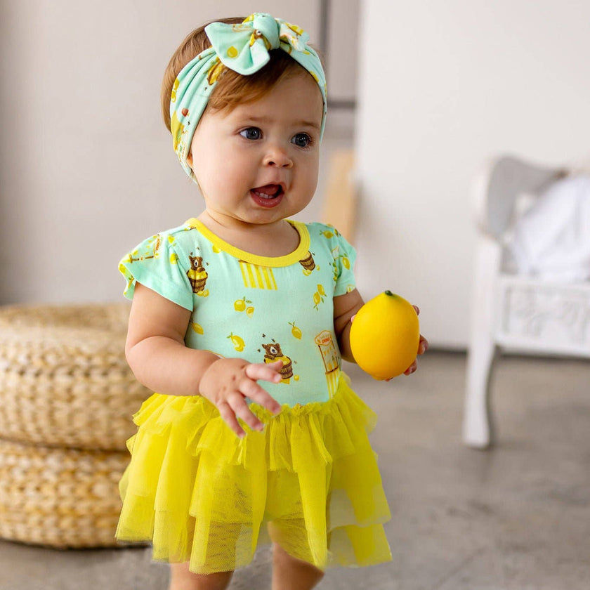Lemonade Stands & Honey Bears Bamboo Hair Bow