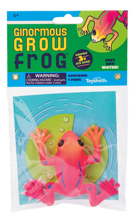 Ginormous Grow Frog Toy- Assorted Colors