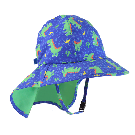 Baby/Toddler Cape Sunhat - Devin Dinosaur